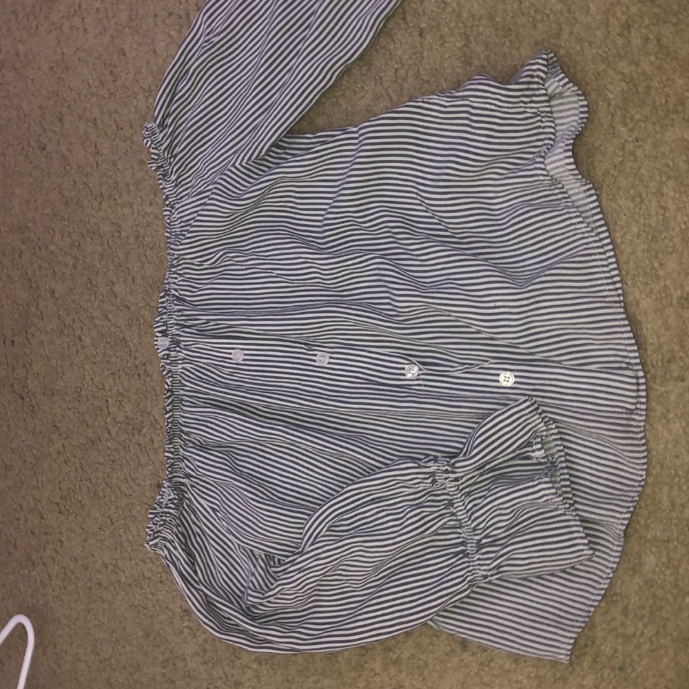 T.I.M.I.N.G off the shoulder top